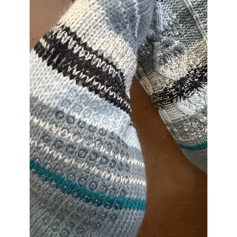 Stance Jalama Casual Crew Socks Light Blue Heavy Cushion Size M New
